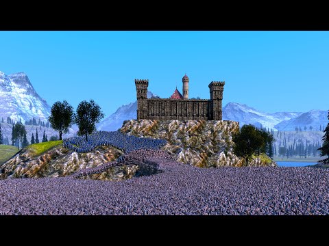ORC ARMY LAY SIEGE TO CASTLE - Ultimate Epic Battle Simulator UEBS