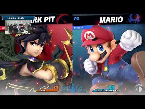 The Spire #6 - Losers Finals - Aden (Dark Pit) Vs. Steve From Accounting (ROB, Mario)