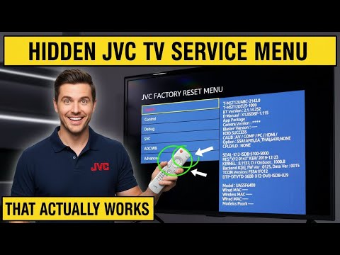 JVC Smart TV Service Menu Access | Hidden Factory Settings & Advanced Options Guide