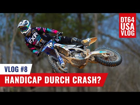 Nique Thury USA Vlog  #8 - die neuen Shoei Helme sind da, doch ein SX Crash bremst das Training