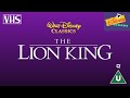 Opening To The Lion King UK VHS 1995