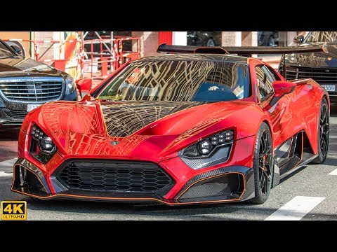 ZENVO TSR-S - OVERVIEW, rear wing in action and driving [2018 4K]