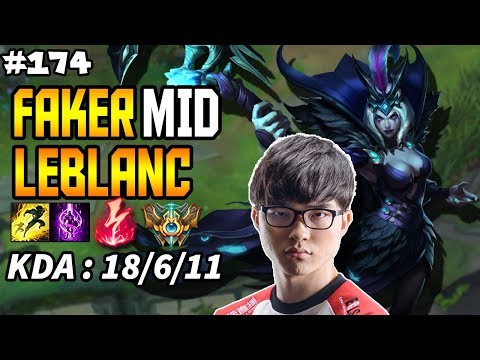SKT T1 FAKER Leblanc VS Zoe - BEST MID KOREA DUEL
