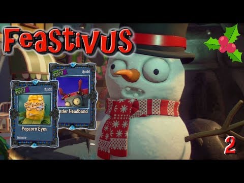 PVZ, GW2, Feastivus event - Antler Headband & Popcorn Eyes