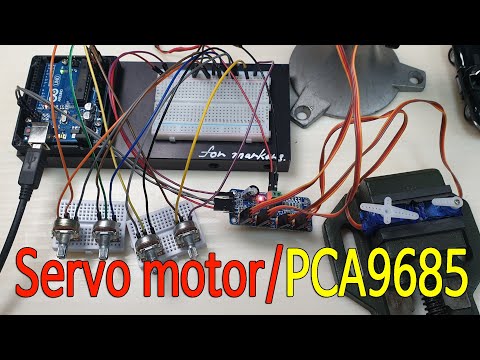 servo motor with arduino/ PCA9685 driver