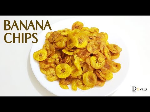 How to make Banana Chips | നല്ല ക്രിസ്‍പി ആയ ഏത്തക്കായ ഉപ്പേരി | Devas Kitchen | EP #79 Video