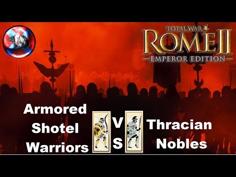 This One IS CLOSE!! |Armored Shotel Warriors VS Thracian Nobles|  Rome 2