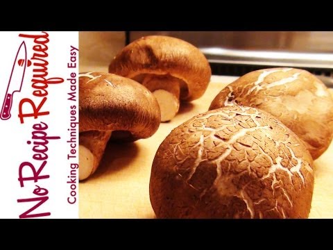 How to Prep Shitake Mushrooms - Cooking techniques by NoRecipeRequired