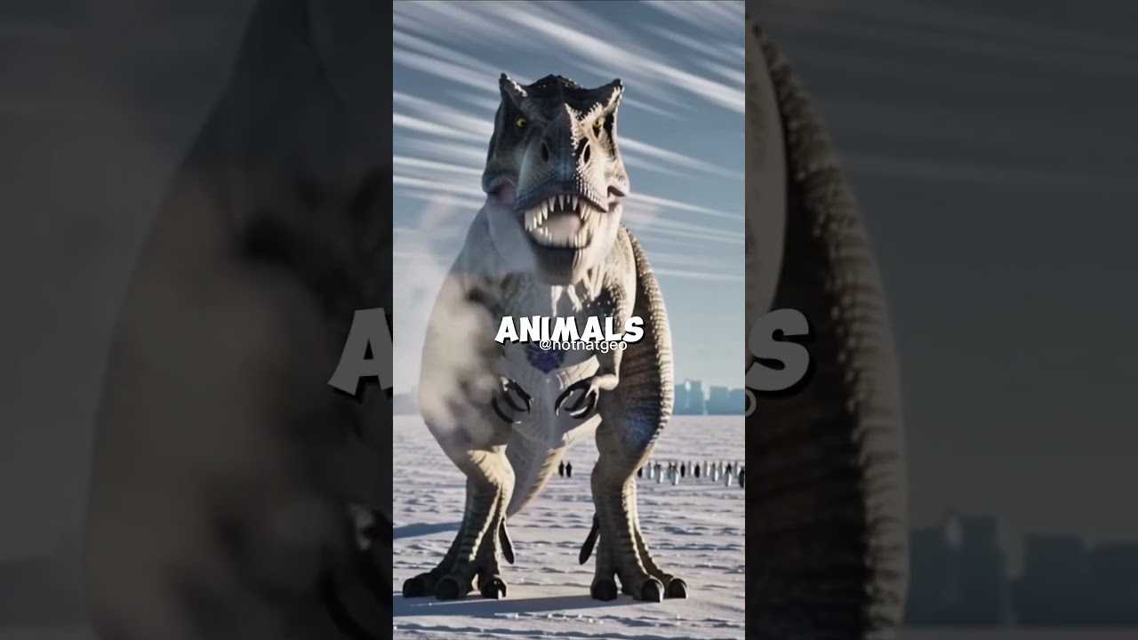 Tyrannosaurus Rex if it were on the Antarctic continent