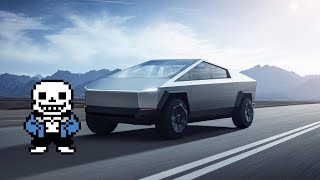Cover art for sans theme but you're listening to it in the back seat of a Tesla