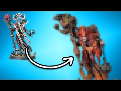 Kitbashing a Chronomancer into a Flayer Cardinal - Necron kitbash