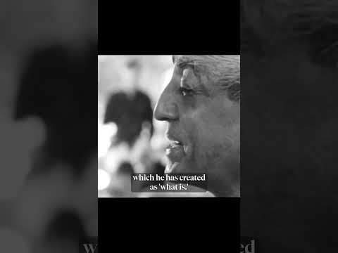 Total attention ends the observer | Krishnamurti