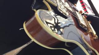 Video thumbnail for Unboxing 1989 Epiphone Sheraton in Tobbaco Sunburst MIK compare to guitar center model by Louie's Silver