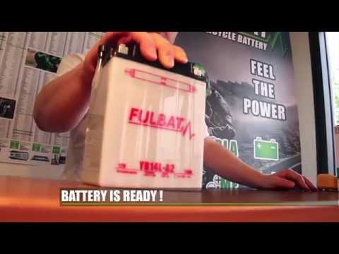 FULBAT DRY battery activation - filling and charging