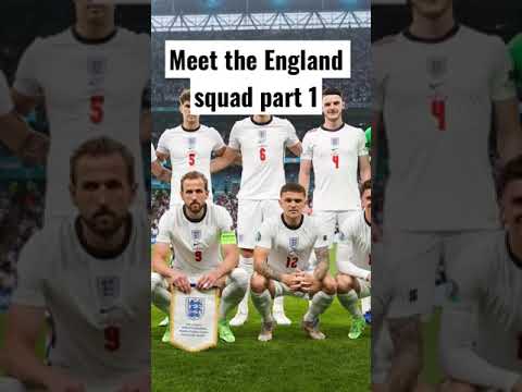 Meet the England squad part 1 #football #england #englandfootballteam