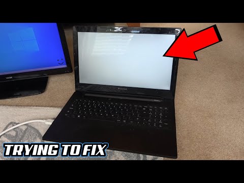 LENOVO G50-30 LAPTOP with a WHITE SCREEN Fault - Trying to FIX
