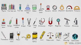 Laboratory Equipment Vocabulary Words List in English