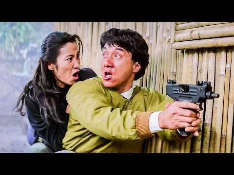 Michelle Yeoh & Jackie Chan CRAZIEST STUNTS from Police Story 3 🌀 4K