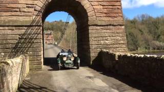 Flying Scotsman Rally crosses the Union Chain Bridge