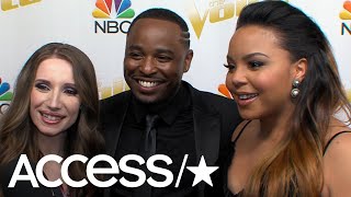 'The Voice': Team Adam's Jackie Verna, Rayshun LaMarr & Sharane Calister Talk Performances | Access