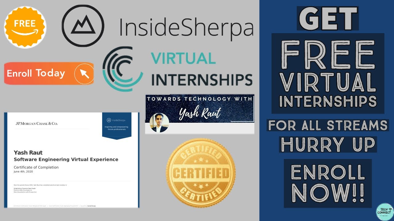 Free Microsoft Virtual Internships Program for all streams | Free Internships from Top companies |