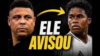 Ronaldo Fenomeno Avisou Sobre o Endrick... Mas Ninguem Ouviu