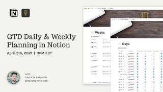 Notion Sessions: GTD Daily & Weekly Planning