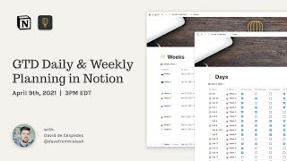  - Notion Sessions: GTD Daily & Weekly Planning