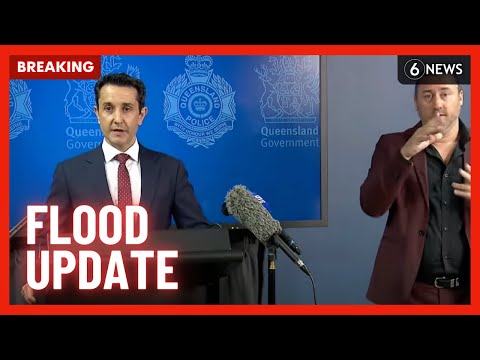 BREAKING: David Crisafulli provides update on Queensland flooding | 6 News