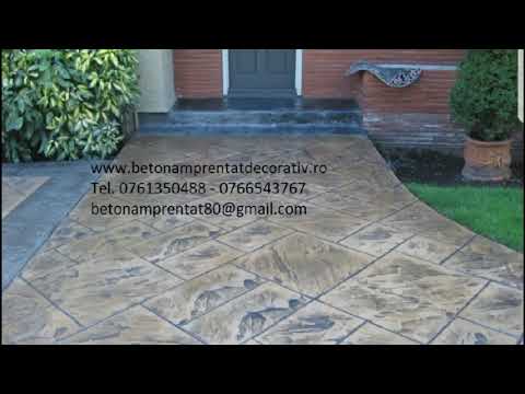 Beton Amprentat Păvălari - Vrancea  Tel.0761350488 -0766543767