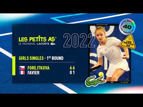 Les Petits As 2022 | Girls 1st Round | Manon Favier vs. Eliska Forejtkova