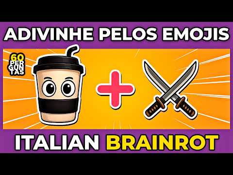 🦈👟 60 DESAFIOS DE BRAINROTS 🍊 | descubra pelos emojis, sombras, ilusões e muito mais #macaquiz #quiz