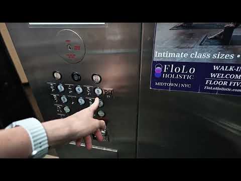 Epic Motor! Neat Dover Traditional Dry-Powered Hydraulic Elevator Near Billionaires Row