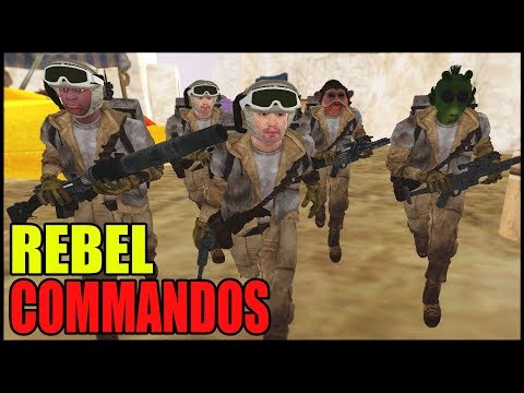 Rebel Commandos Steal Imperial Weapons! - Men of War: Star Wars Mod Battle Simulator