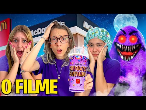 O MISTÉRIO DO GRIMACE! COISAS ESTRANHAS ACONTECERAM QUANDO TOMAMOS O GRIMACE SHAKE  - O FILME