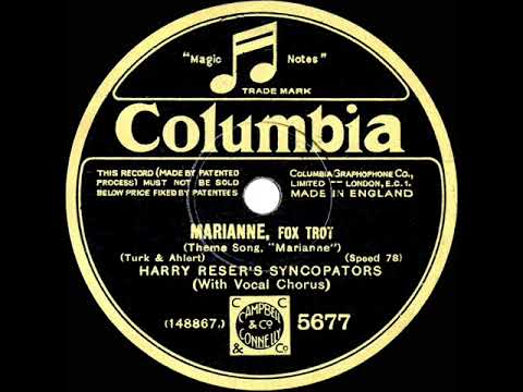 1929 Clicquot Club Eskimos (Harry Reser) - Marianne (Tom Stacks, vocal)