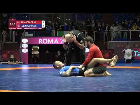 1/2 Men's GP No-Gi - 92 kg: M. AHMADZADA (AZE) v. K. DZIENISZEWSK (POL)