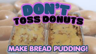 Stop Wasting Donuts! Easy Bread Pudding Hack You NEED to Try