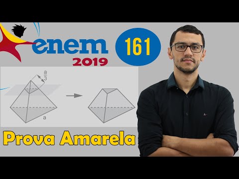 ENEM 2019 Questão 161 Prova Amarela Sólidos Geométricos luminárias