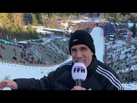FFH-Reporter Frank Piroth von der Sprungschanze in Willingen