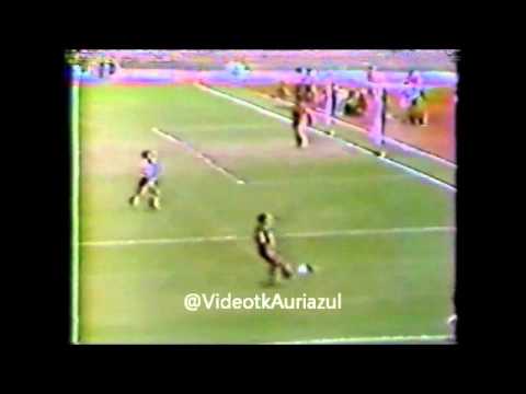Gol de Manuel Manzo al atletico espanol en la Liguilla 1980-81