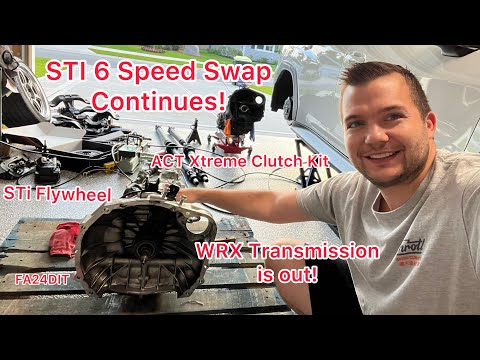 22+ WRX STI 6 Speed Swap Ep. 03 WRX Transmission Removal & ACT Xtreme Clutch Install