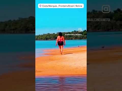 Rio Guaporé em Costa Marques/Ro, entre o Brasil e a Bolívia ,destinos de ecoturismo da região