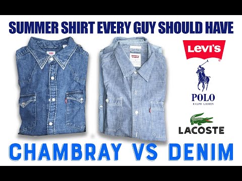 Levi's Shirt | Denim vs Chambray | Shirt every guy should have | Summer outfits 2024