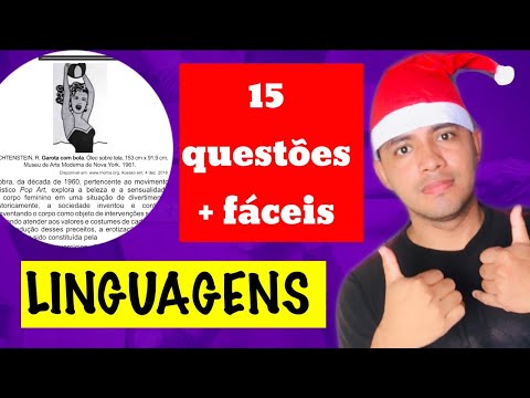 15 questões MAIS FÁCEIS de LINGUAGENS | Enem 2021