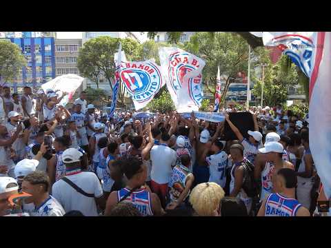 SALVADOR BAHIA - CONCENTRAÇÃO DA TORCIDA DO ESPORTE CLUBE BAHIA | Arrastão rumo à Arena Fonte Nova