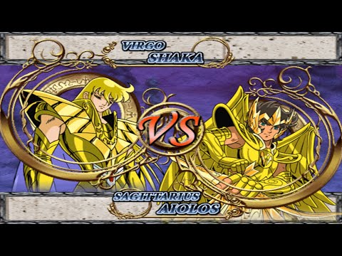 Virgo Shaka vs Sagittarius Aiolos - Saint Seiya: The Hades