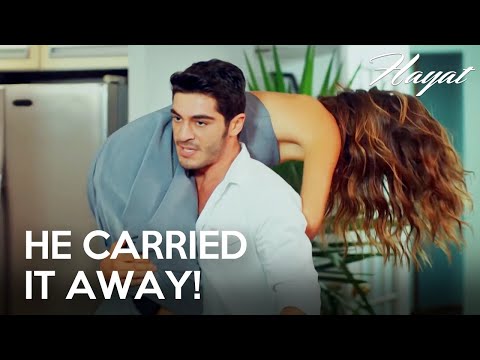 Murat took Hayat on his back! | Hayat