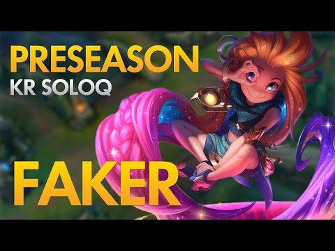 PRESEASON: SKT T1 FAKER - Zoe Mid Lane