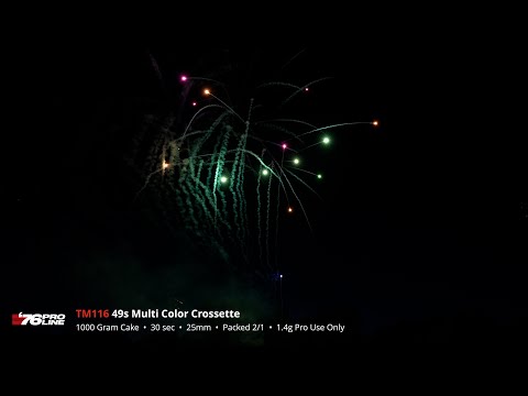 TM116 49s Multi Color Crossette - '76 Pro Line - 2024 Production